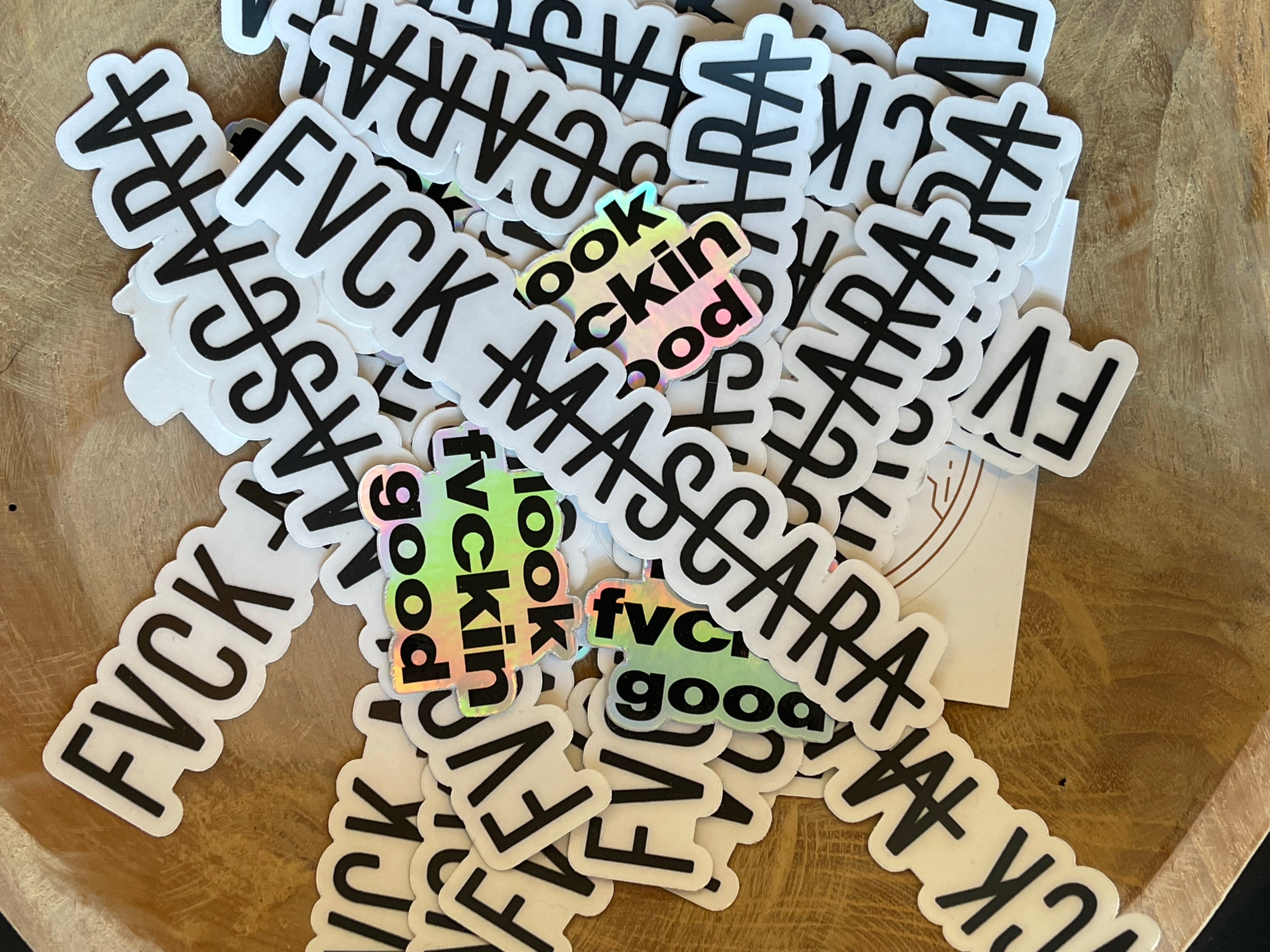 FVCK MASCARA STICKERS